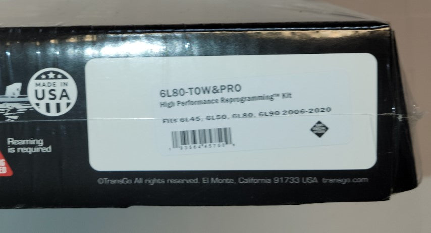 Shift kit, 6L80/6L90 Transgo Tow & Pro